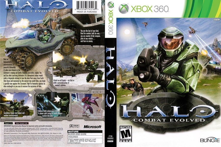 Halo Combat Evolved  - XBOX 360