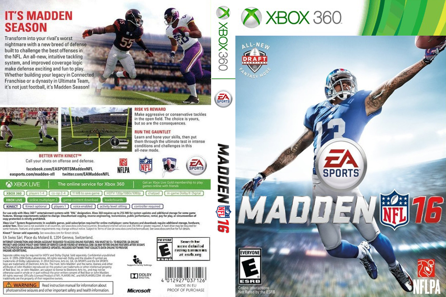 Madden 16 - XBOX 360