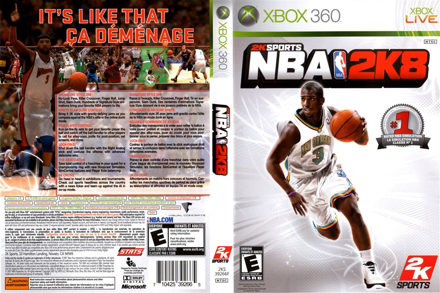 NBA 2K8 - XBOX 360