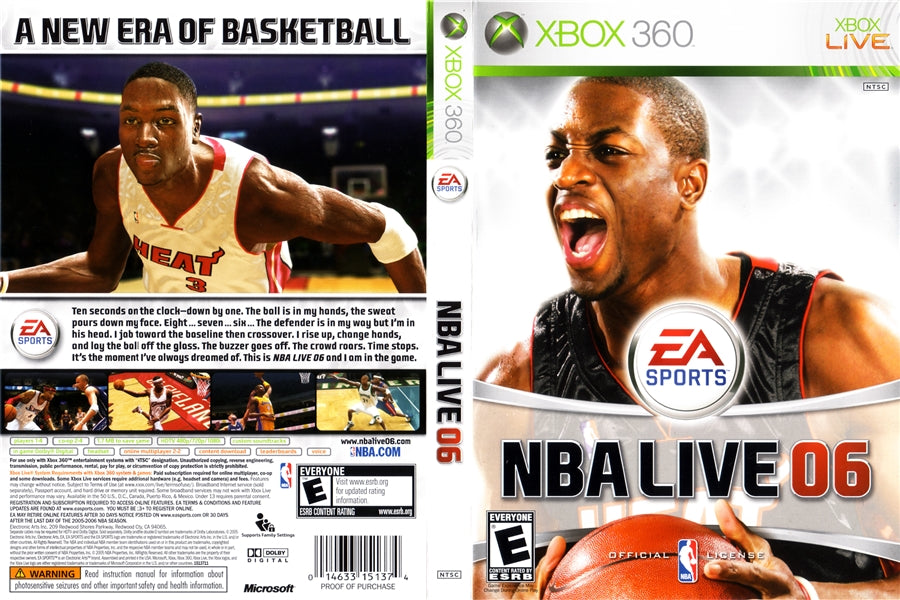 NBA Live 06 - XBOX 360