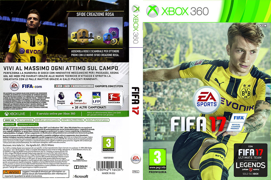 FIFA 17 - XBOX 360