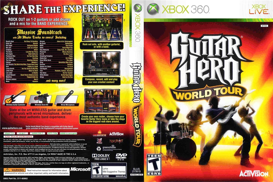 Guitar Hero World Tour - XBOX 360