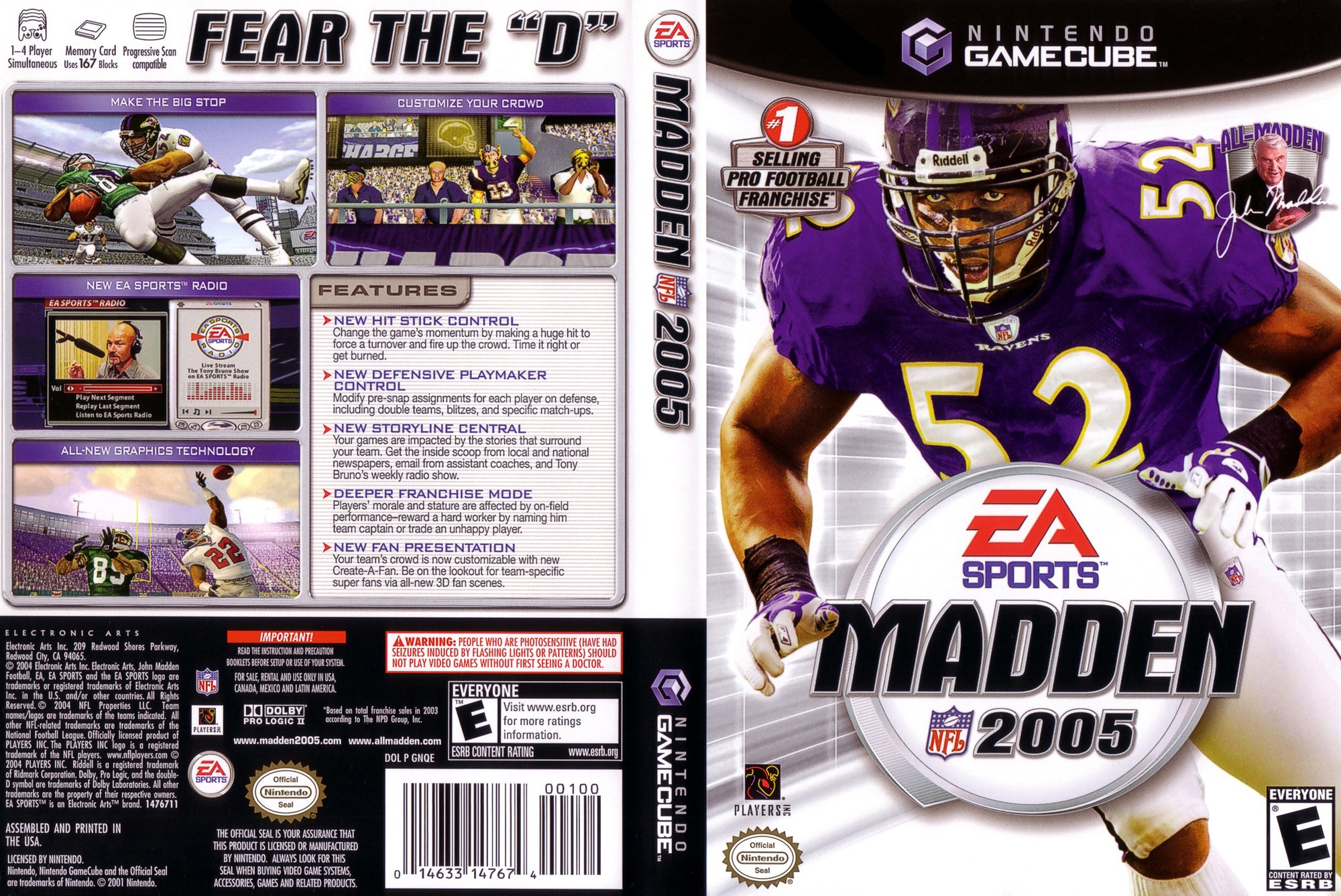 Madden 2005 - Nintendo Gamecube