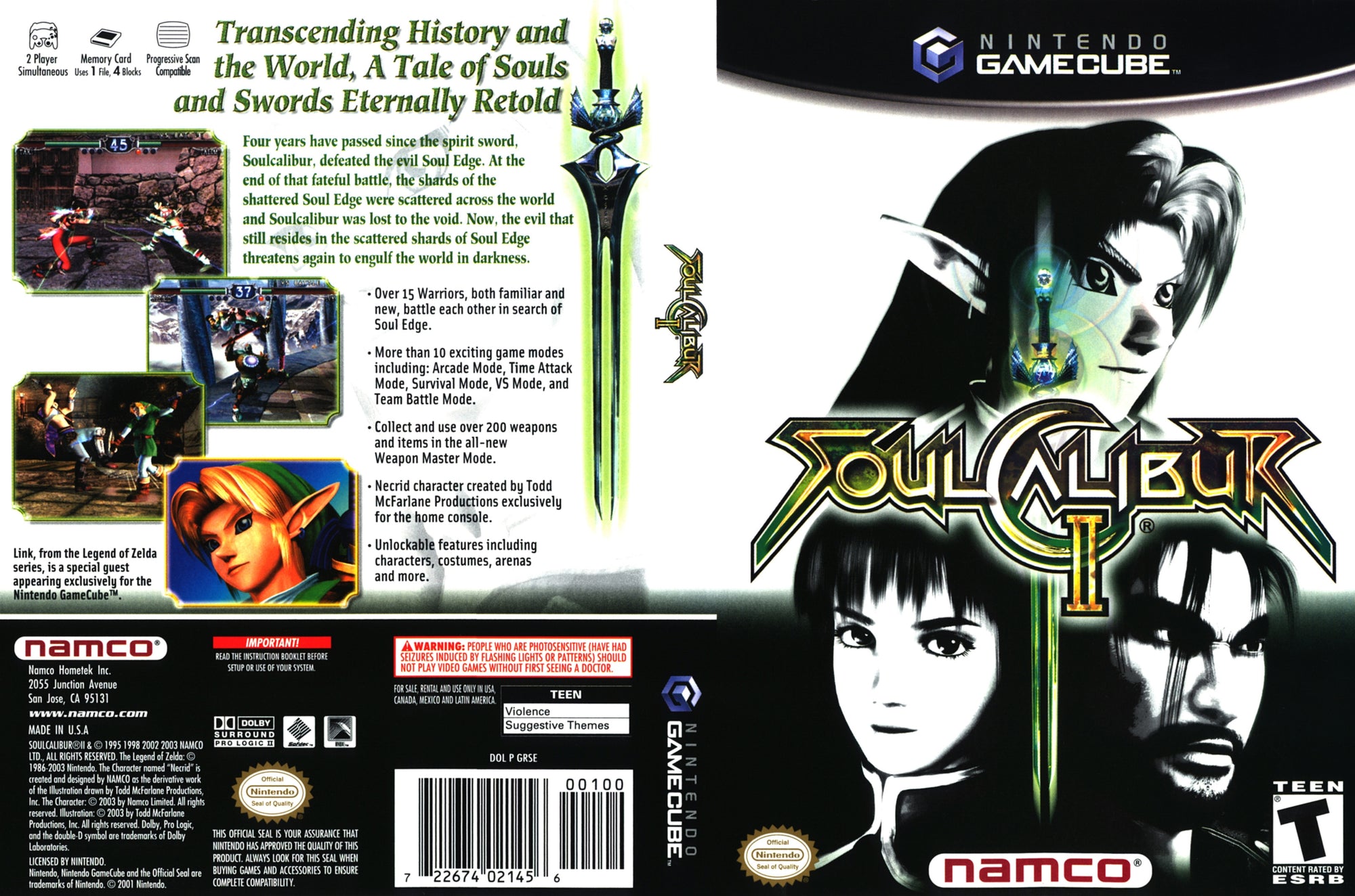 Soul Calibur 2 - Nintendo Gamecube