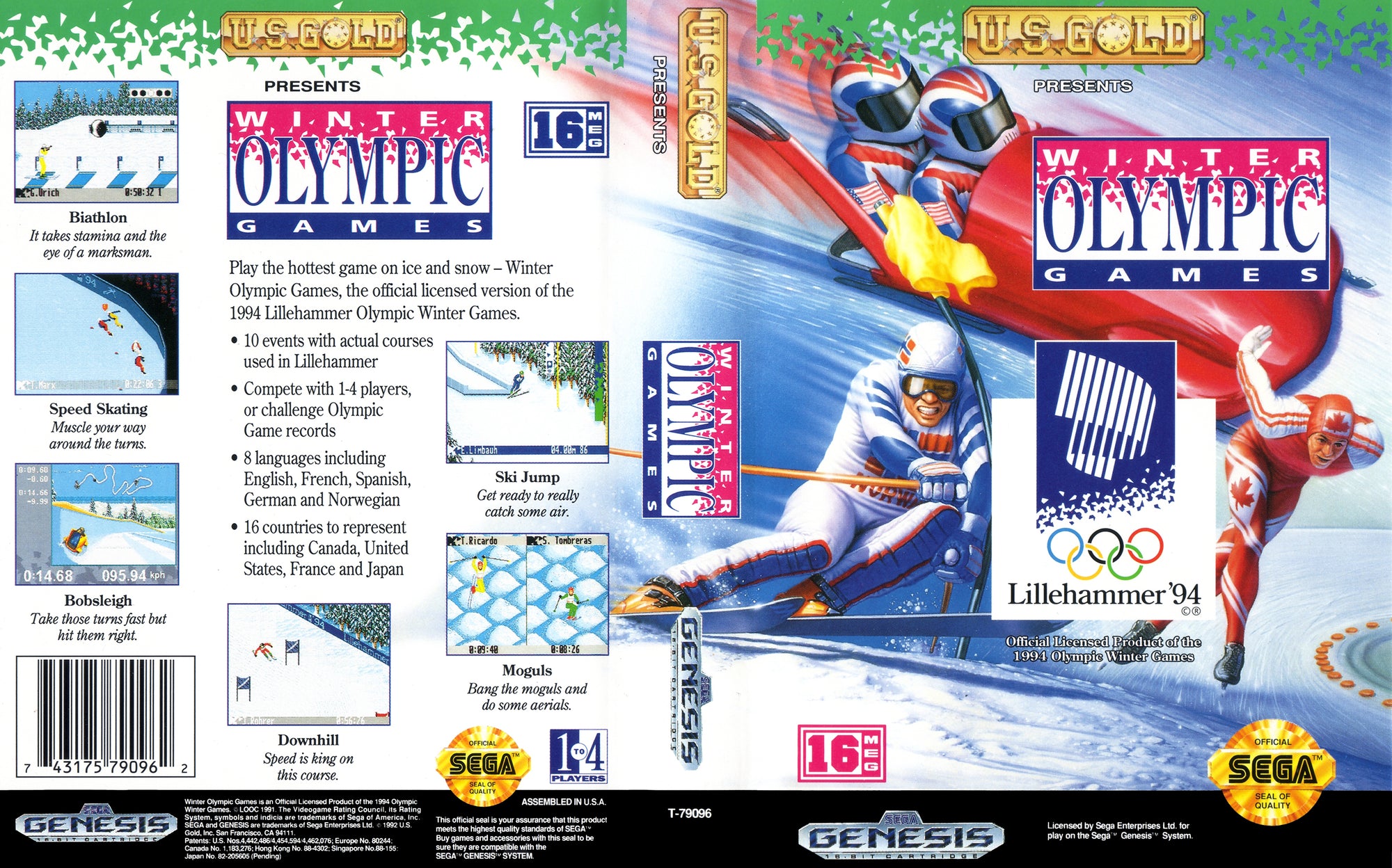 Winter Olympic Games - Sega Genesis