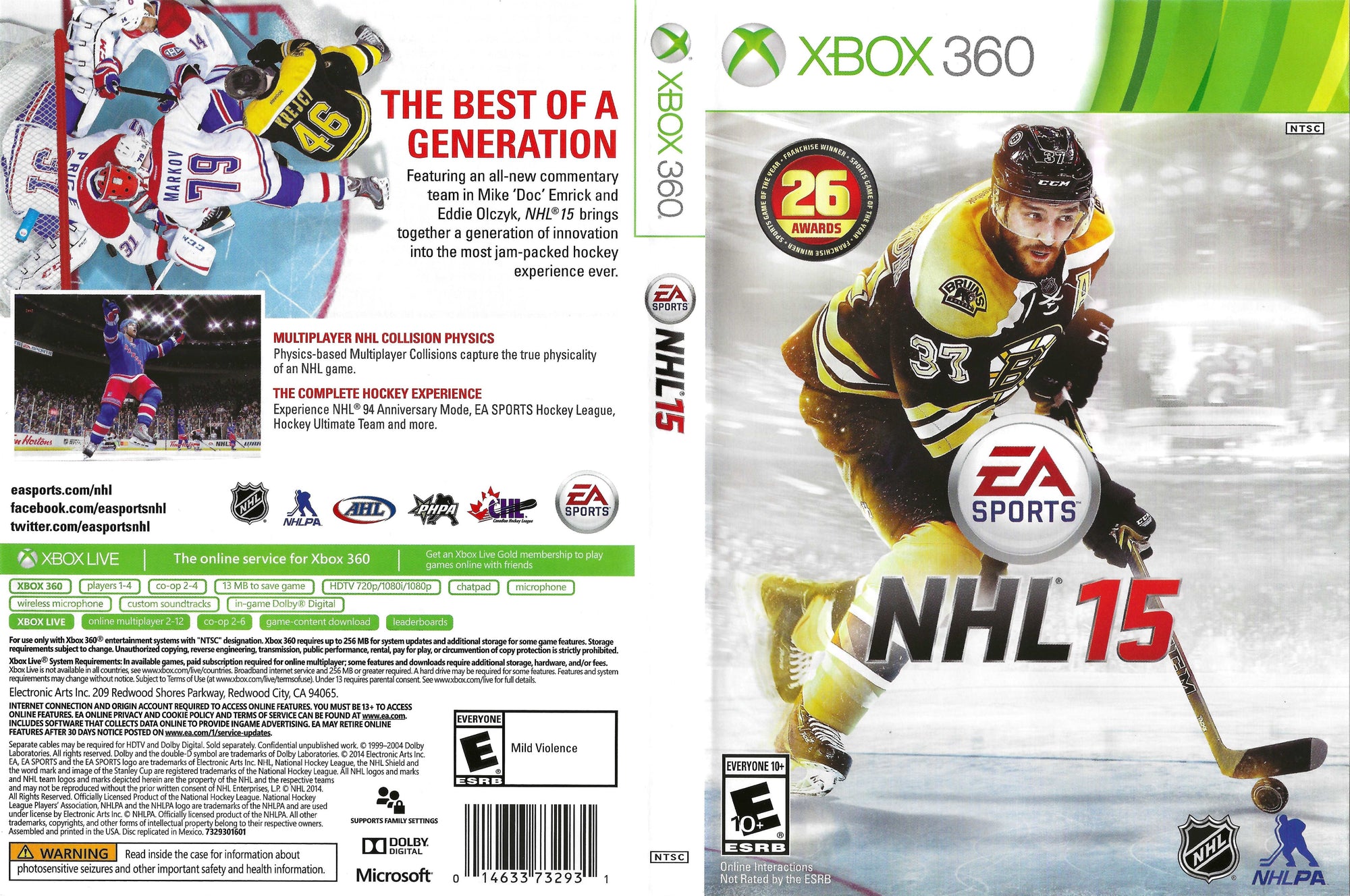 NHL 15 - XBOX 360