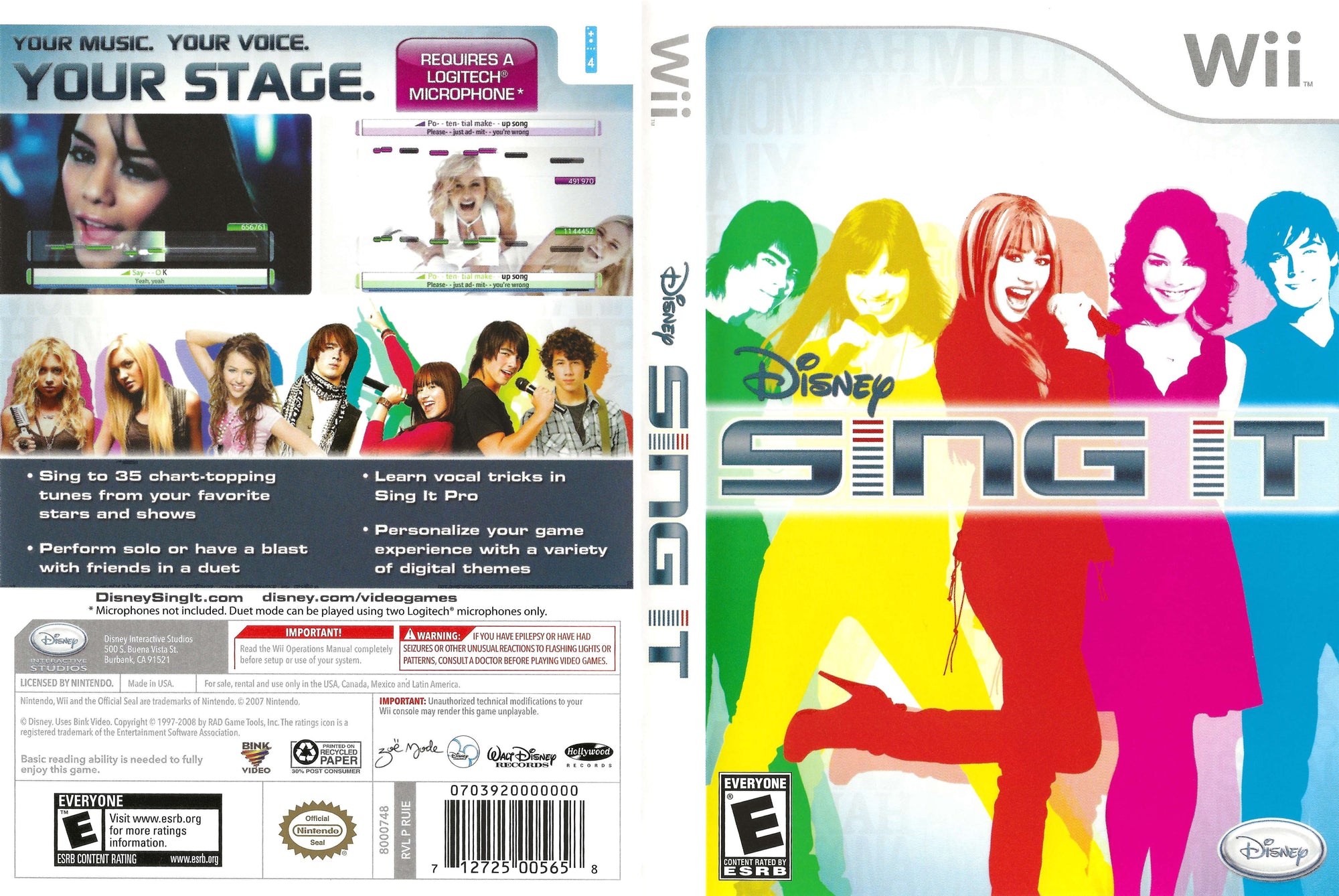 Disney Sing It - Nintendo Wii