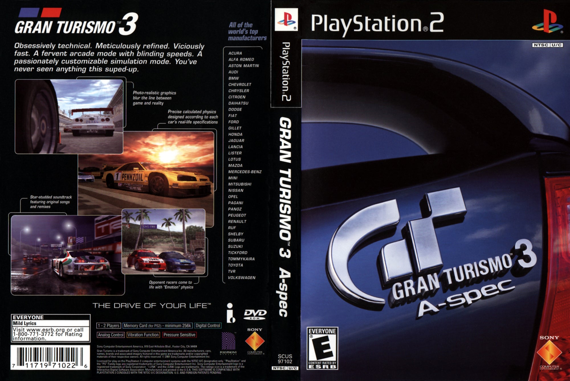 Gran Turismo 3 - PS2