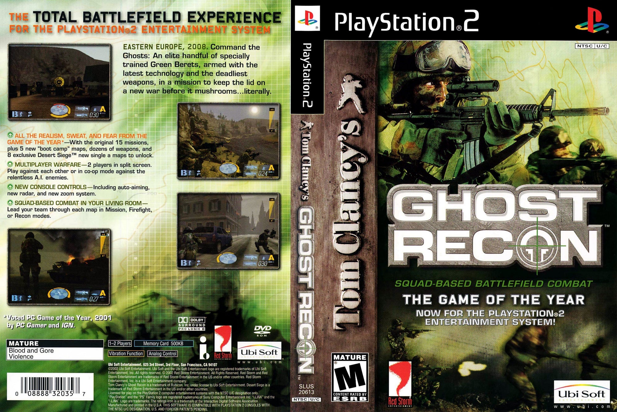 Ghost Recon Squad Based Battlefield - PS2