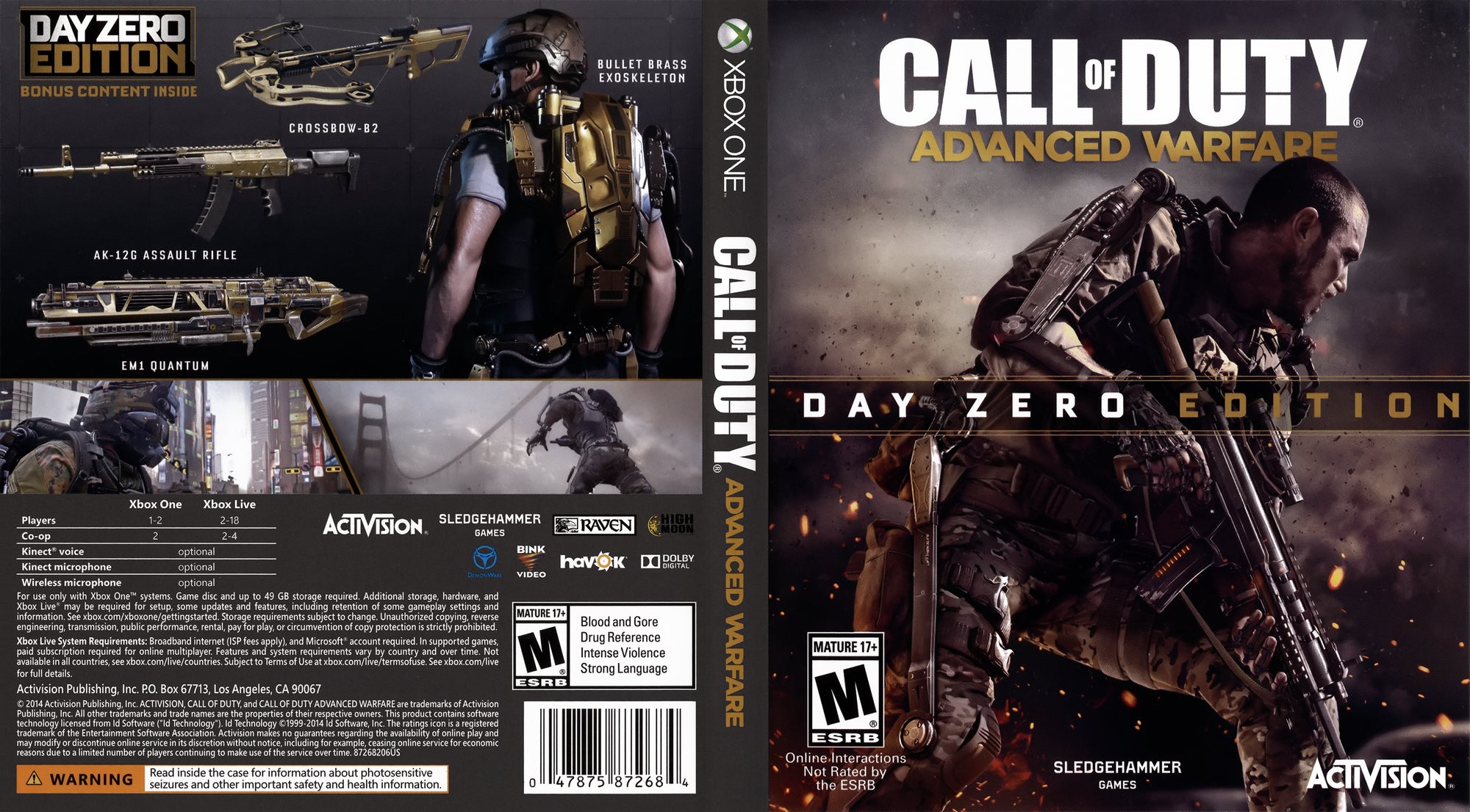 Call of Duty Advanced Warfare - XBOX One