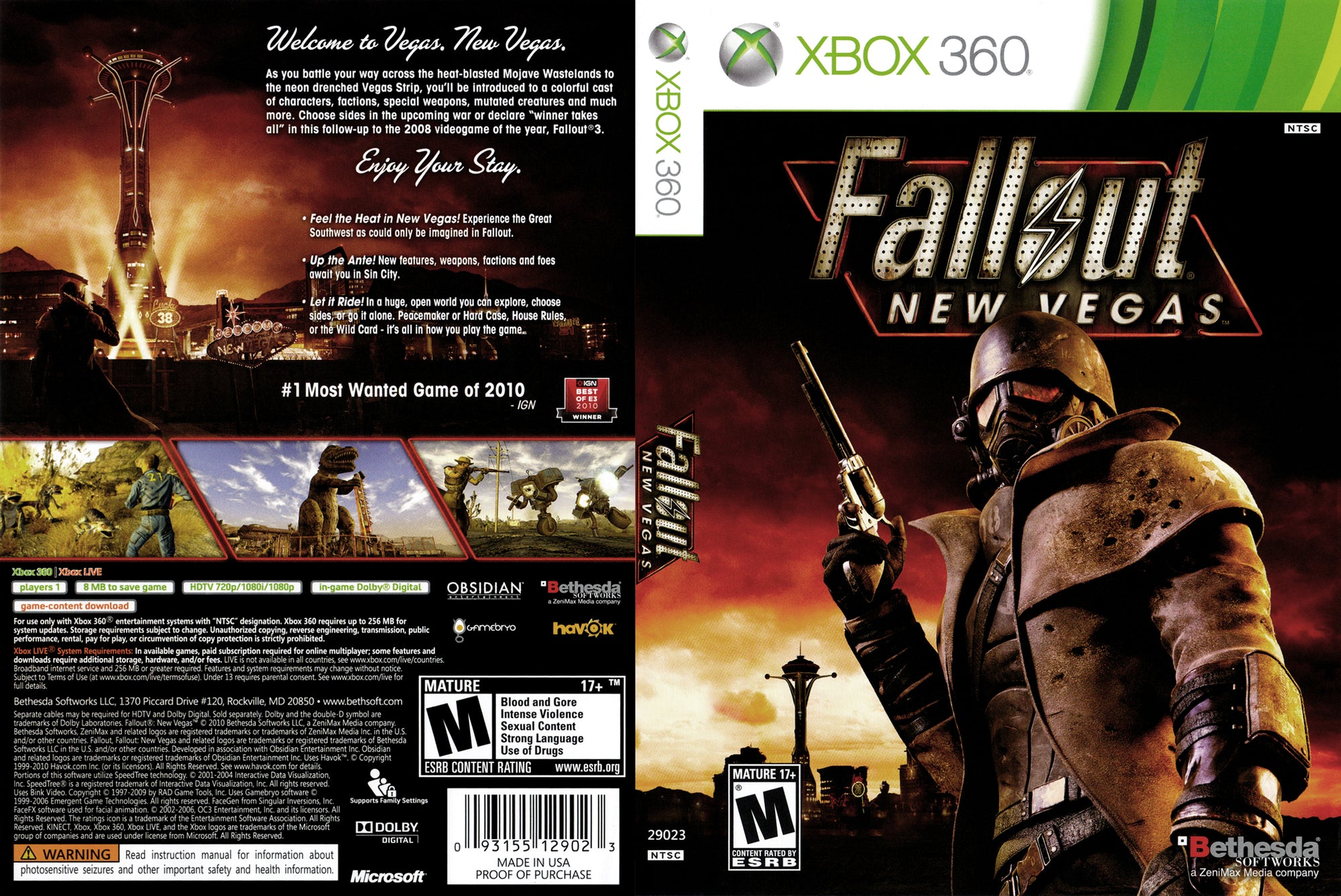 Fallout New Vegas - XBOX 360