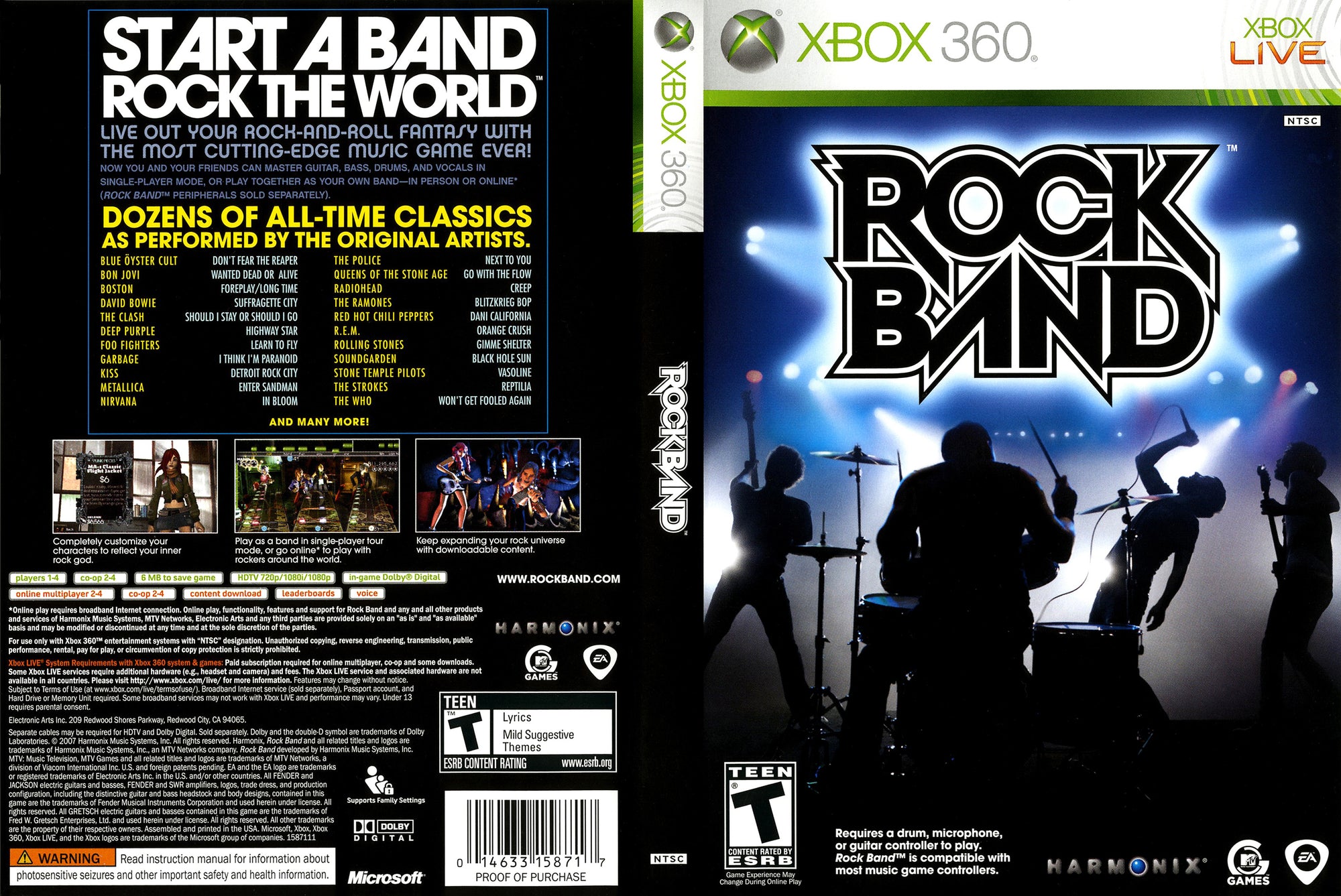 Rockband - XBOX 360