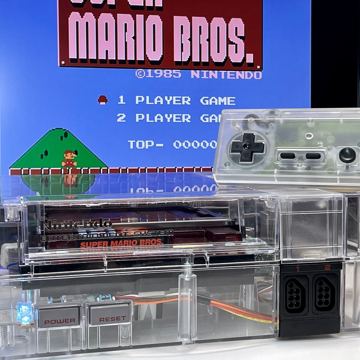 NES, clear, finished mod by Retro Gaming Insider